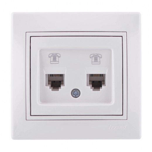 Διπλη Πριζα τηλεφωνου Mira